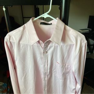 Pink dress shirt. Size medium/ large.